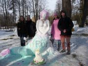 В Івано-Франківську відбувся «Конкурс сніговиків»